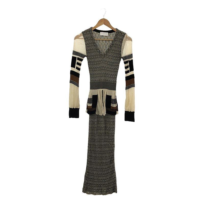 美品】 Mame Kurogouchi / マメクロゴウチ | 2020SS | Mixed Knitted 