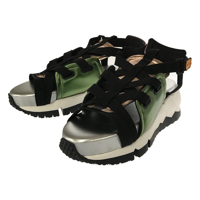 PIERRE HARDY ピエールアルディ 新品 厚底ストラップサンダル 38 | www
