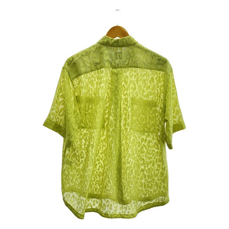 6(ROKU) / ロク | OPAL SHORT SLEEVE SHIRT 総柄レオパードシャツ FREE 