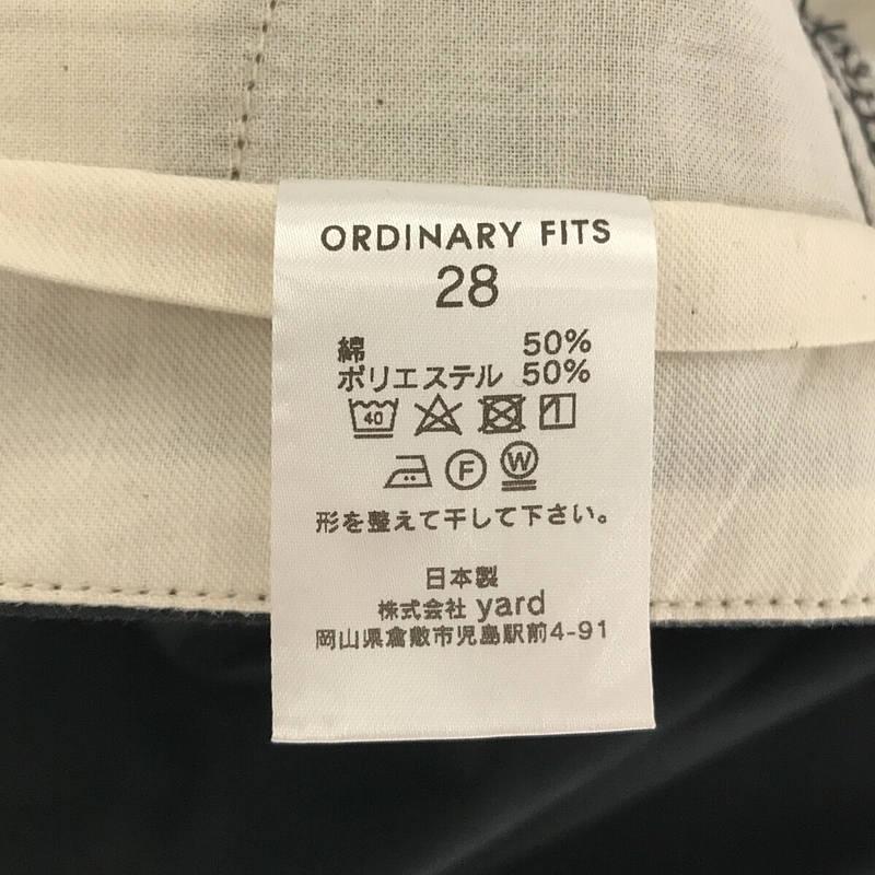 【美品】  Ordinary fits / オーディナリーフィッツ | Yard Stapre ツイルパンツ | 28 | ブラック | メンズ｜kldclothing｜08