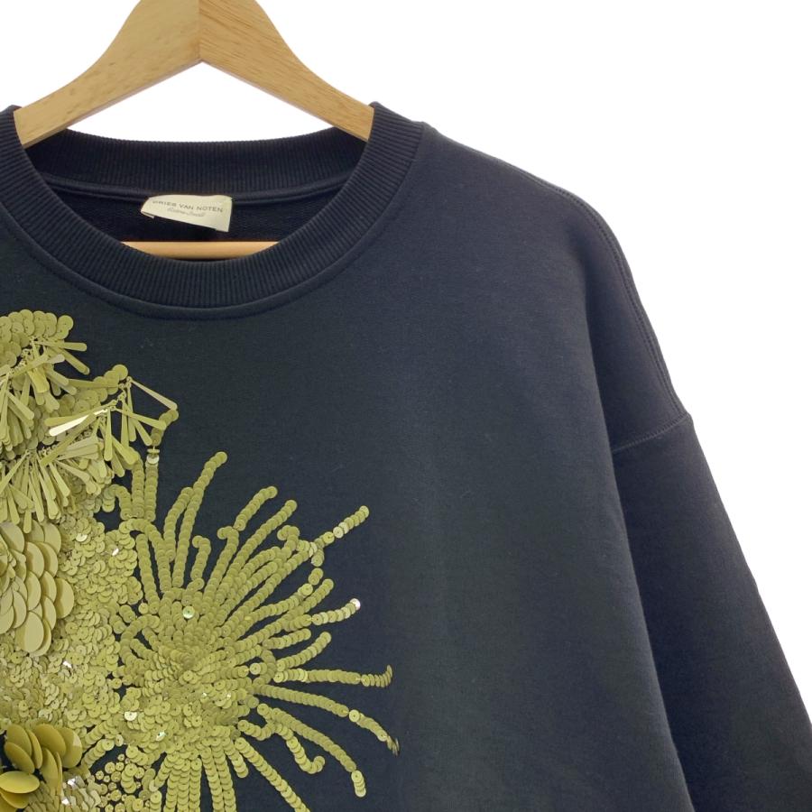 DRIES VAN NOTEN / ドリスヴァンノッテン スパンコール オーバーサイズ ハーフスリーブスウェット | DRIES VAN NOTEN | 01