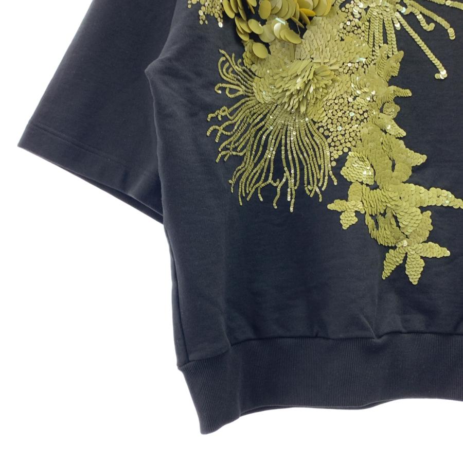 DRIES VAN NOTEN / ドリスヴァンノッテン スパンコール オーバーサイズ ハーフスリーブスウェット | DRIES VAN NOTEN | 02