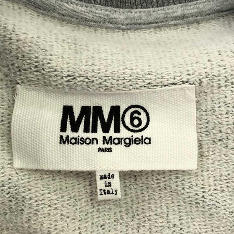 MM6 Maison Margiela / エムエムシックスメゾンマルジェラ | 2021AW | クルーネック サイドスリット ロゴ スウェット ワンピース｜kldclothing｜05