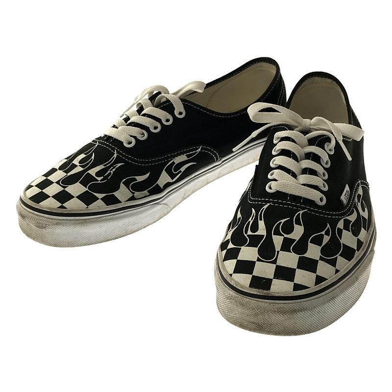 Vans authentic checkerboard clearance flame