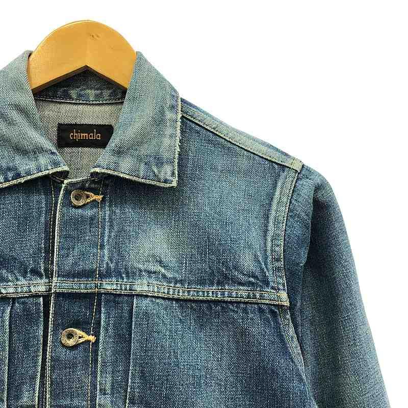 chimala チマラ デニムジャケット Gジャン ヴィンテージ加工 chimala チマラ デニムジャケット Gジャン ヴィンテージ加工