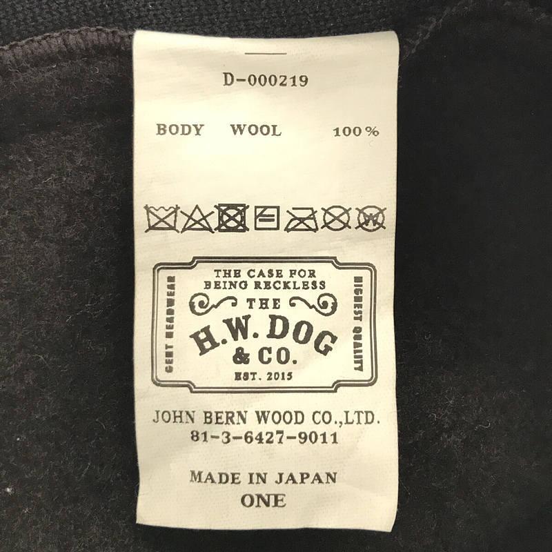 THE H.W. DOG&CO. / ザエイチダブリュドックアンドコー | ウール ベレー帽 | one | ブラウン | メンズ｜kldclothing｜05