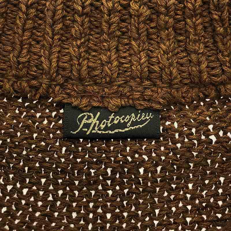 PHOTOCOPIEU(フォトコピュー) / 2021SS DINO KNIT HYKE - 2021SS フォトコピュー photocopieu 恐竜ニット 黒の通販