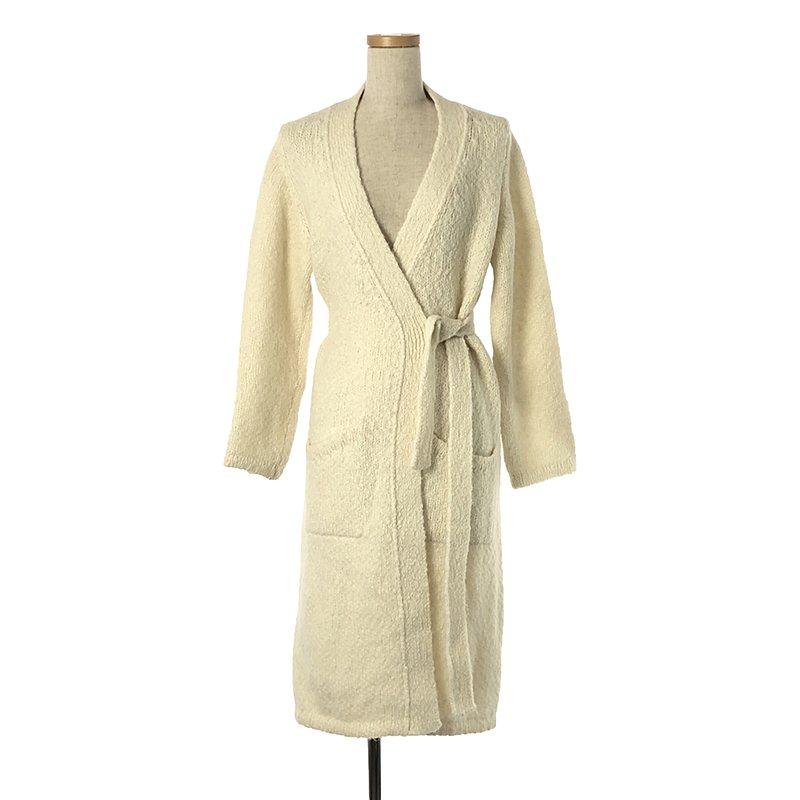Maison Margiela / メゾンマルジェラ | 2015AW | アルパカ混 ラップ ニット ロングカーディガン | S | ホワイト | レディース Maison Margiela（メゾンマルジェラ） | 2015AW | アルパカ混 ラップ