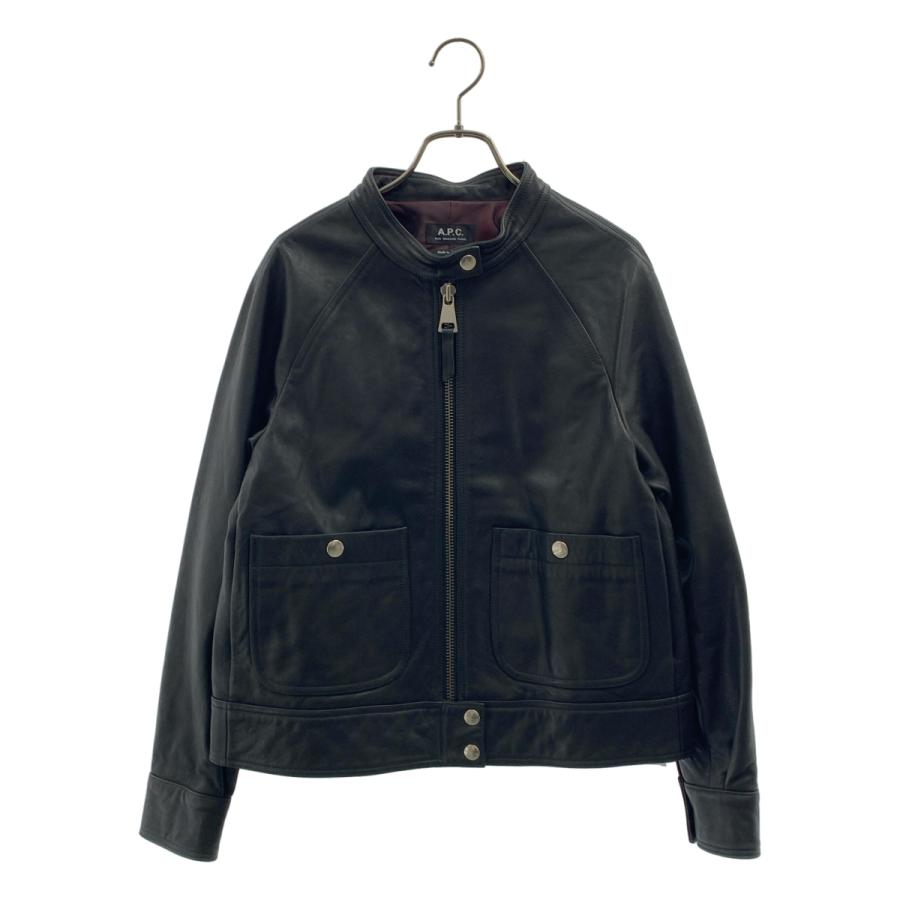 A.P.C.　レザー　ライダースジャケット A.P.C.（アーペーセー） レザー シングルライダースジャケット : KLD