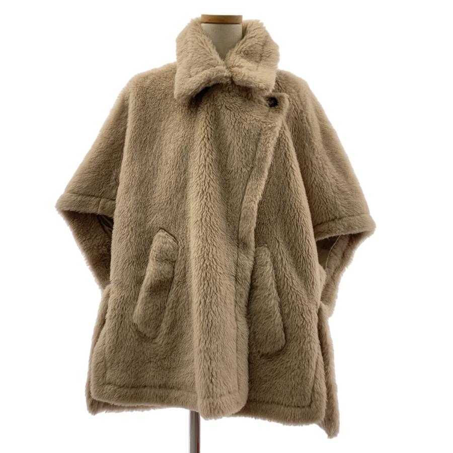 Max Mara（マックスマーラ） 白タグ / アルパカ テディベア ケープ  