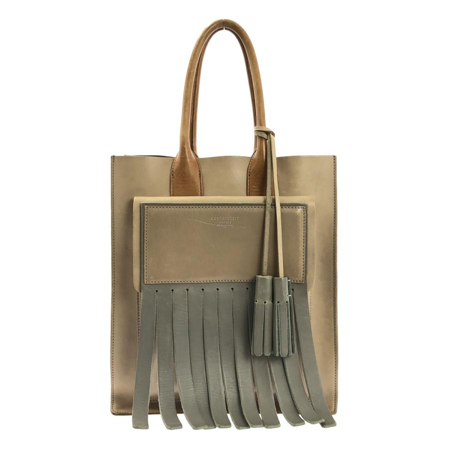 Acne Studios / アクネストゥディオズ レザー ロゴ フリンジ トート 