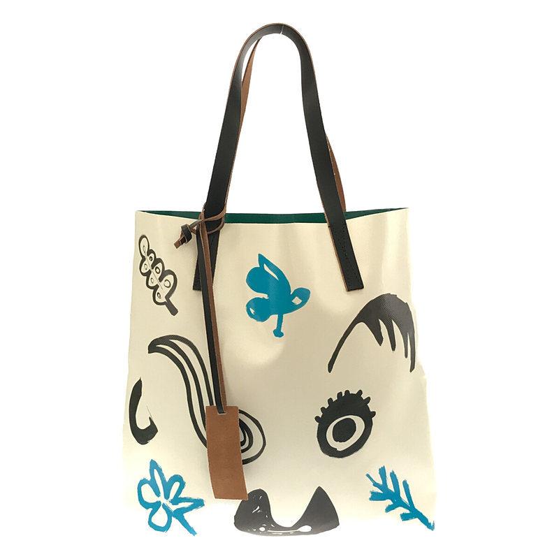美品】 MARNI / マルニ | 2020SS | PVC ショッピングバッグ イラスト