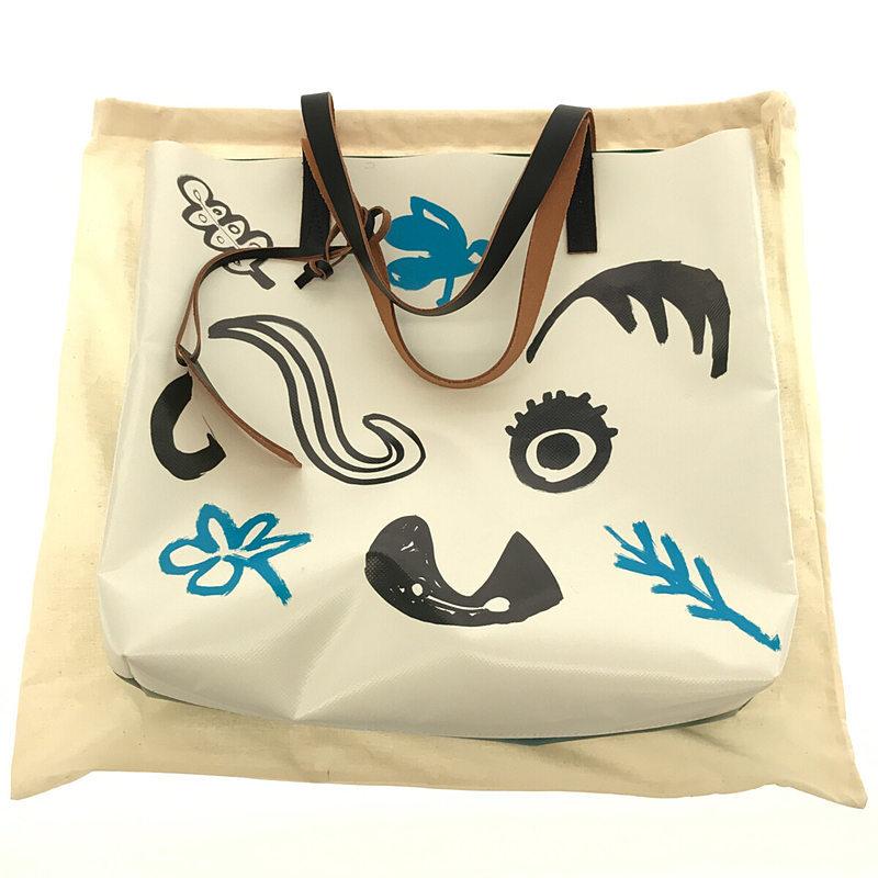 美品】 MARNI / マルニ | 2020SS | PVC ショッピングバッグ イラスト