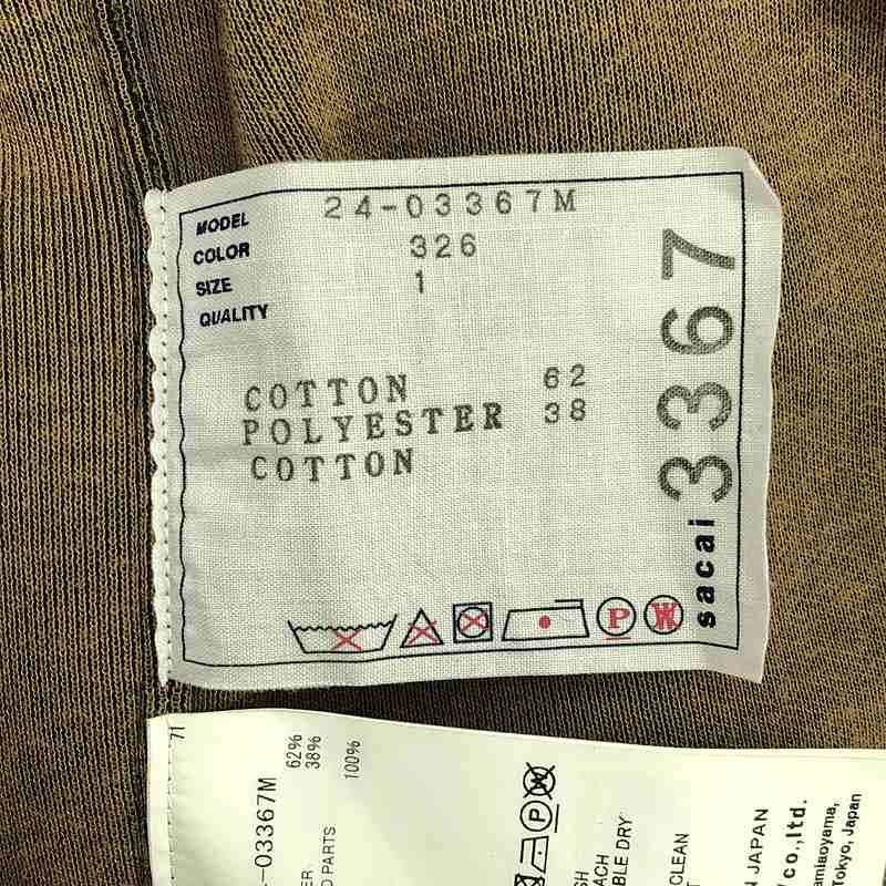 sacai（サカイ） | 2024SS | Sponge Sweat Hoodie / バイカラー