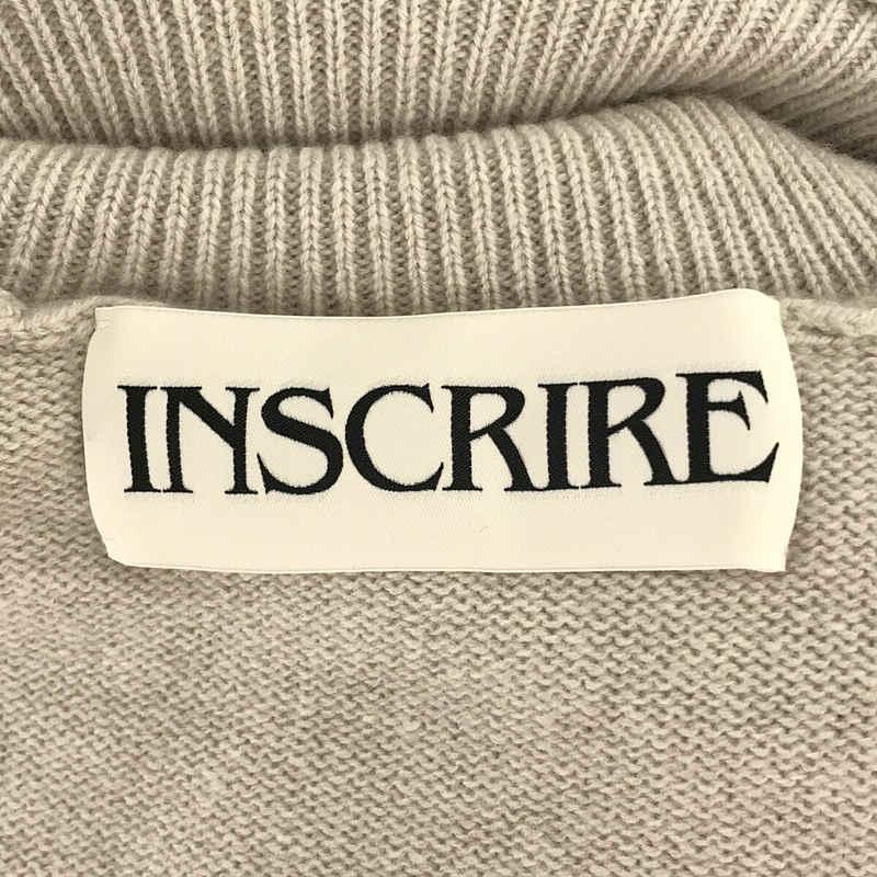 INSCRIRE（アンスクリア） | カシミヤ ブレンド K10 アシンメトリー