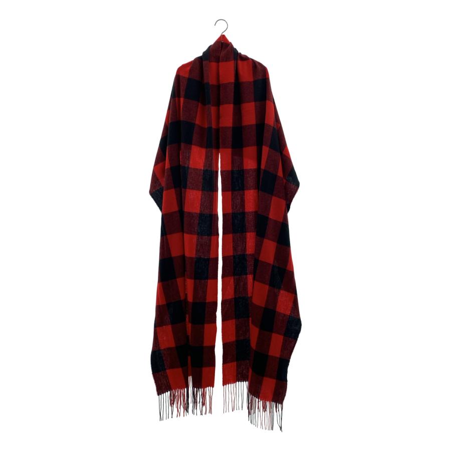 BURBERRY（バーバリー） ウール フリンジ 大判 ストール マフラー
