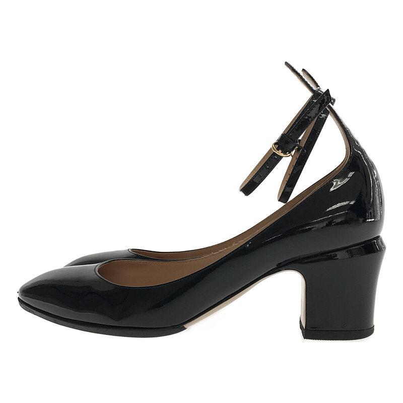 ヴァレンティノ VALEOTINO フラット パンプス 34 ベージュ エナメル ヴァレンティノ VALEOTINO フラット パンプス 34 ベージュ エナメル