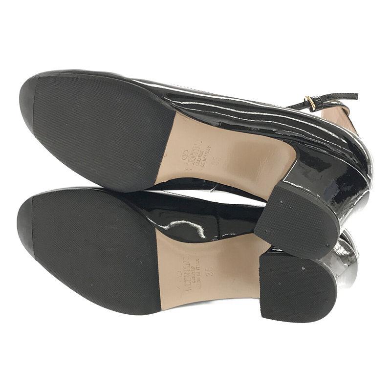 ヴァレンティノ VALEOTINO フラット パンプス 34 ベージュ エナメル ヴァレンティノ VALEOTINO フラット パンプス 34 ベージュ エナメル