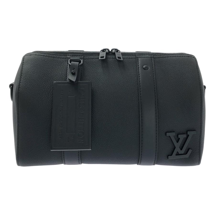 【美品】  Louis Vuitton / ルイヴィトン | M59255 シティ キーポル / ノワール レザー ショルダー バッグ | ブラック | レディース LOUIS VUITTON（ルイ・ヴィトン） M59255 シティ キーポル / ノワール