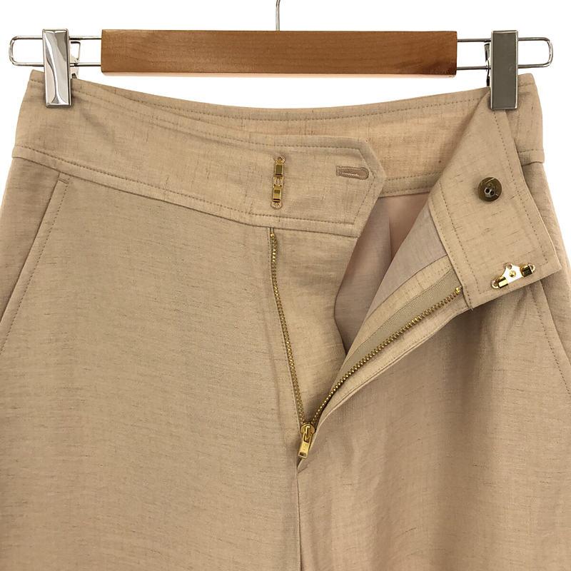 NOBLE ファジーリネンスリットフレアパンツ　36 NOBLE ファジーリネンスリットフレアパンツ 36