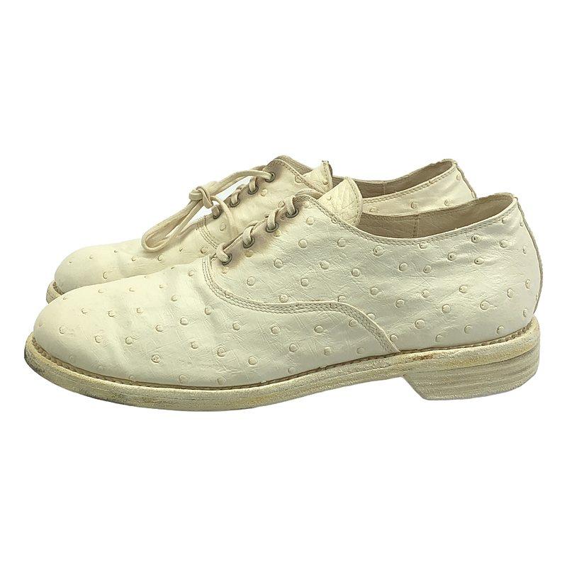 GUIDI（グイディ） | オーストリッチレザー ダービー シューズ | 41