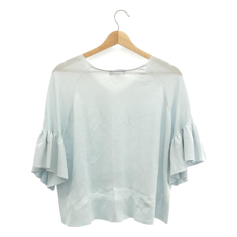 ドゥロワーdrower フレアスリーブニット1 DRAWER Drawer / ドゥロワー | Vネックフレアースリーブ ニット