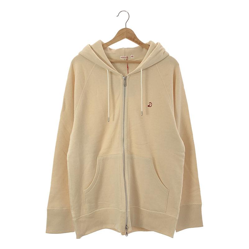 【美品】  DRESSTERIOR / ドレステリア | 吊裏ライトジップアップパーカー ユニセックス | XL | アイボリー | レディース DRESSTERIOR（ドレステリア） 【美品】 | 吊裏ライトジップアップ