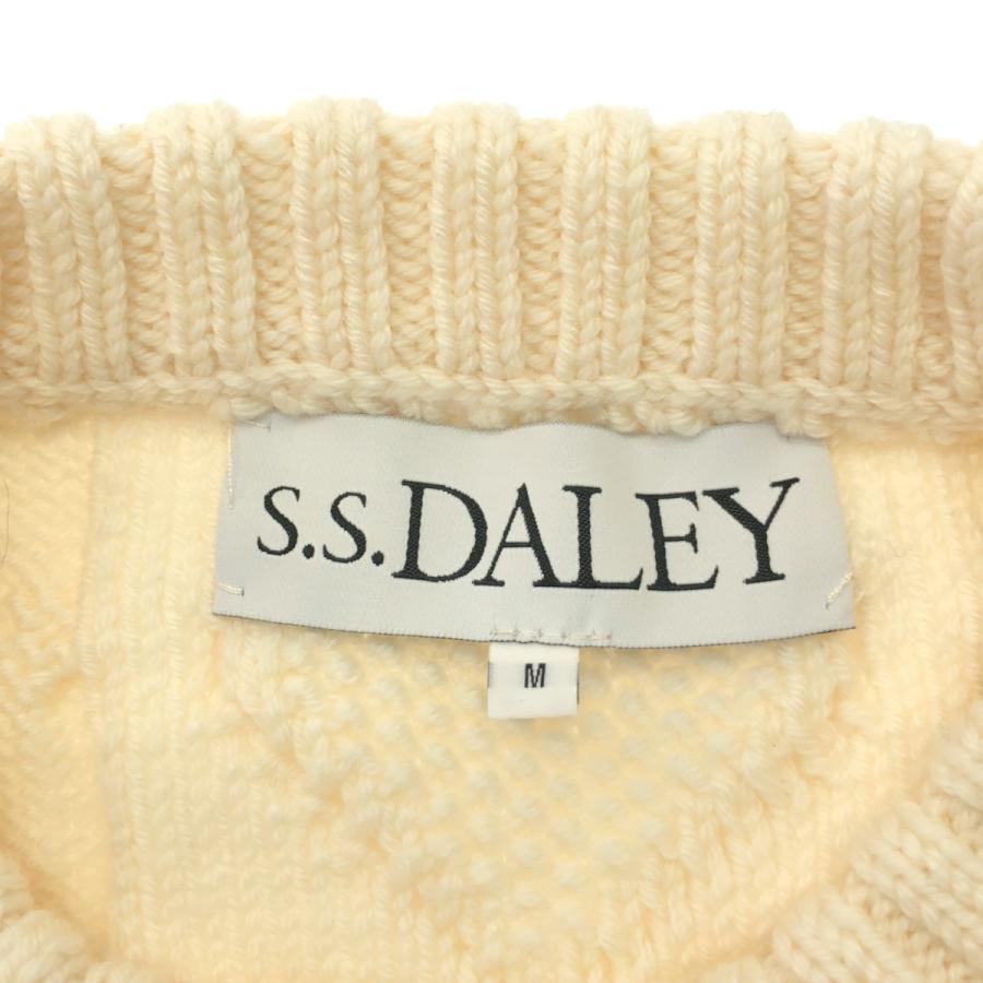 S.S.DALEY / エスエスデイリー | ウール サイド デザイン ニット 