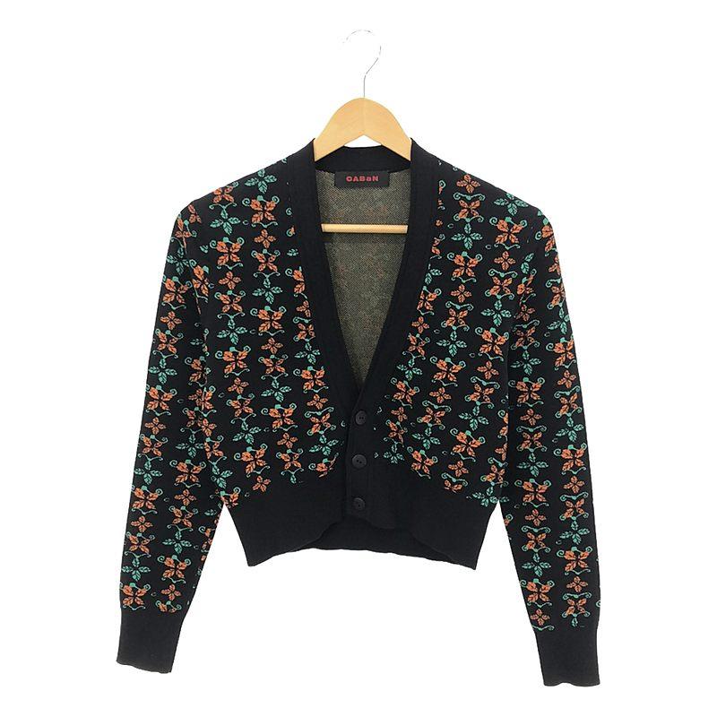 美品】 CABaN / キャバン | 2023SS | リーフジャカード Vネック  