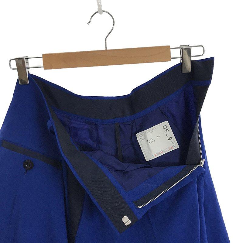 sacai / サカイ | 2021AW Suiting Skirt サイドライン オーバー sacai / サカイ | 2021AW Suiting Skirt サイドライン オーバー