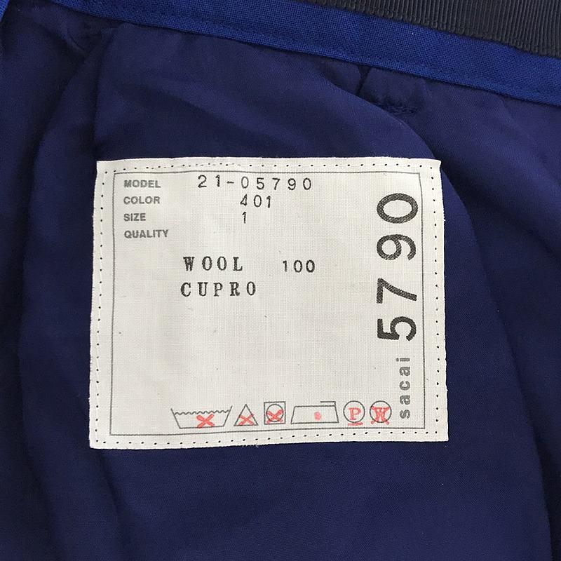 sacai / サカイ | 2021AW Suiting Skirt サイドライン オーバー sacai / サカイ | 2021AW Suiting Skirt サイドライン オーバー