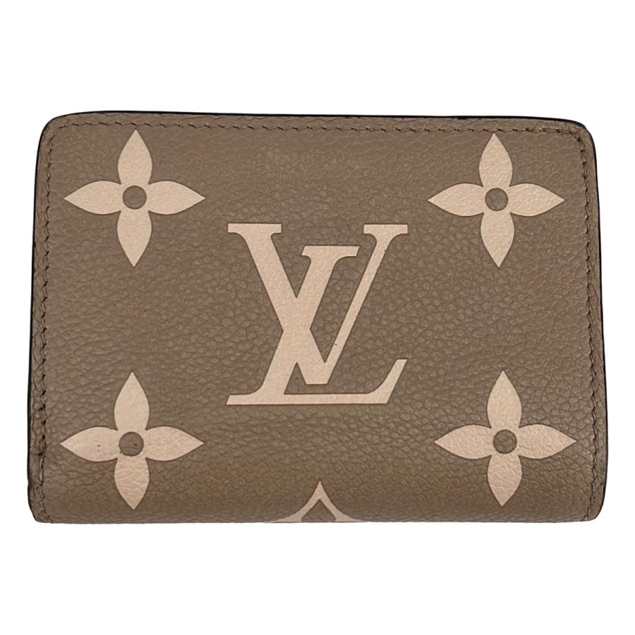 美品 ルイヴィトン アンプラント ポルトフォイユ クレア バイカラー 二つ折り LOUIS VUITTON（ルイ・ヴィトン） バイカラー モノグラムアンプラント