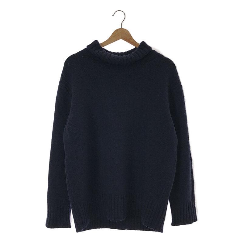 Deuxieme Classe Double Sweater ニットネイビー