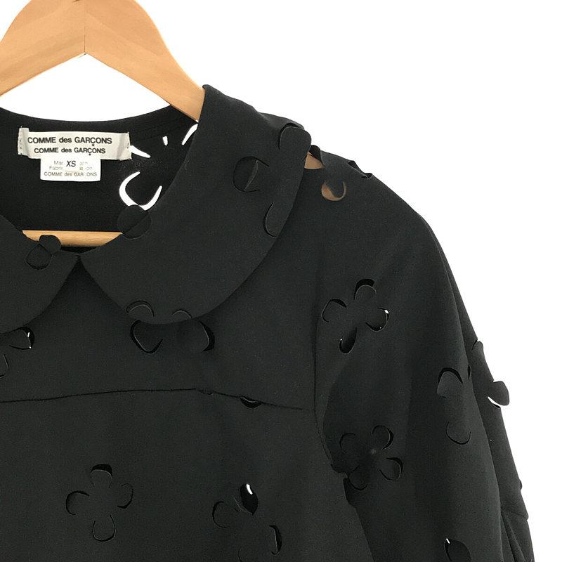 【美品】  COMME des GARCONS COMME des GARCONS / コムコム | AD2016 2017SS | フラワーカットワーク 丸襟 カットソー トップス | XS | ブ｜kldclothing｜02