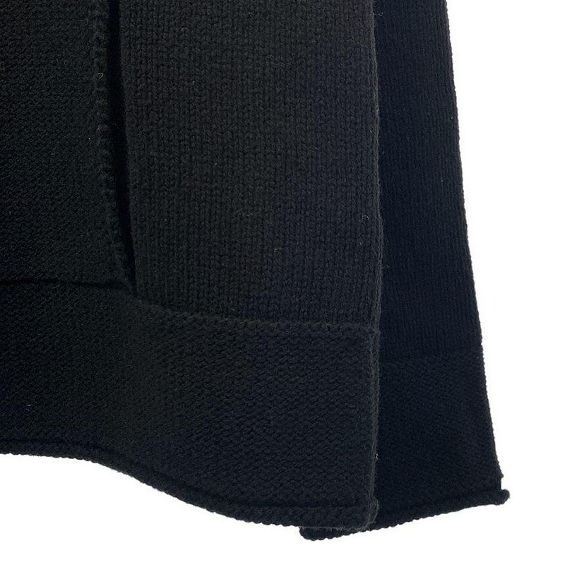 【美品】  JIL SANDER / ジルサンダー | 2023AW | オーバーサイズニットパーカー | 46 | ブラック | メンズ JIL SANDER（ジルサンダー） 【美品】 | 2023AW | オーバーサイズ