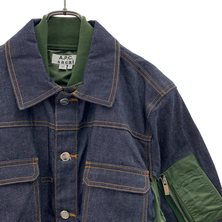 sacai（サカイ） ×A.P.C. / EIMI Denim Jacket ドッキング デニム