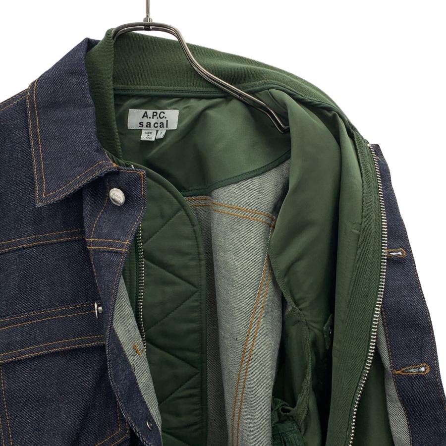 sacai（サカイ） ×A.P.C. / EIMI Denim Jacket ドッキング デニム