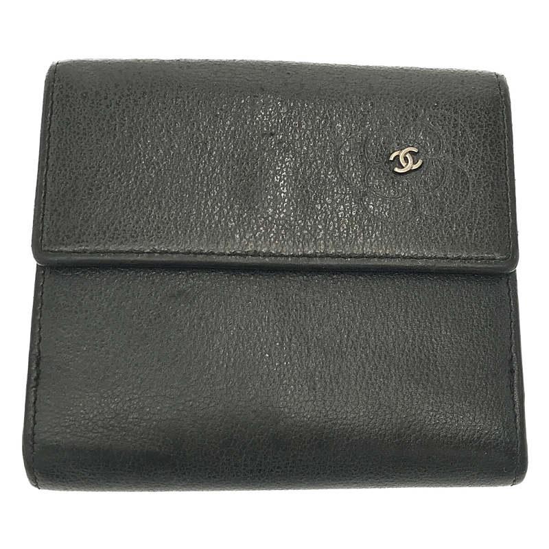 CHANEL / シャネル | バタフライカメリア ココマーク 2つ折り財布 
