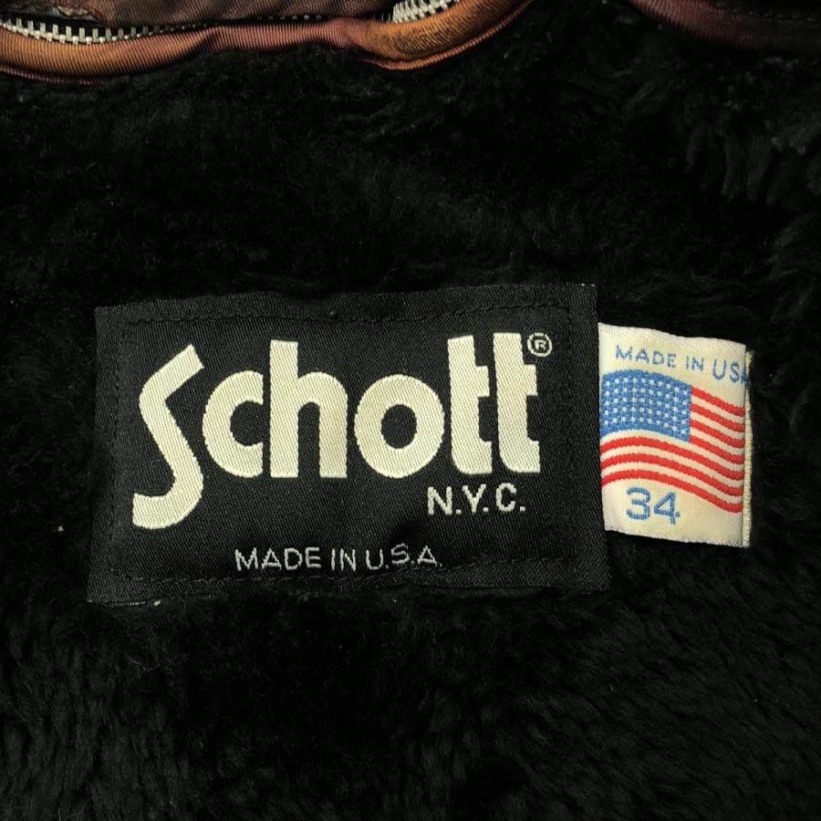 Schott N.Y.C SCHOTT / ショット | ボアライナー付 レザー