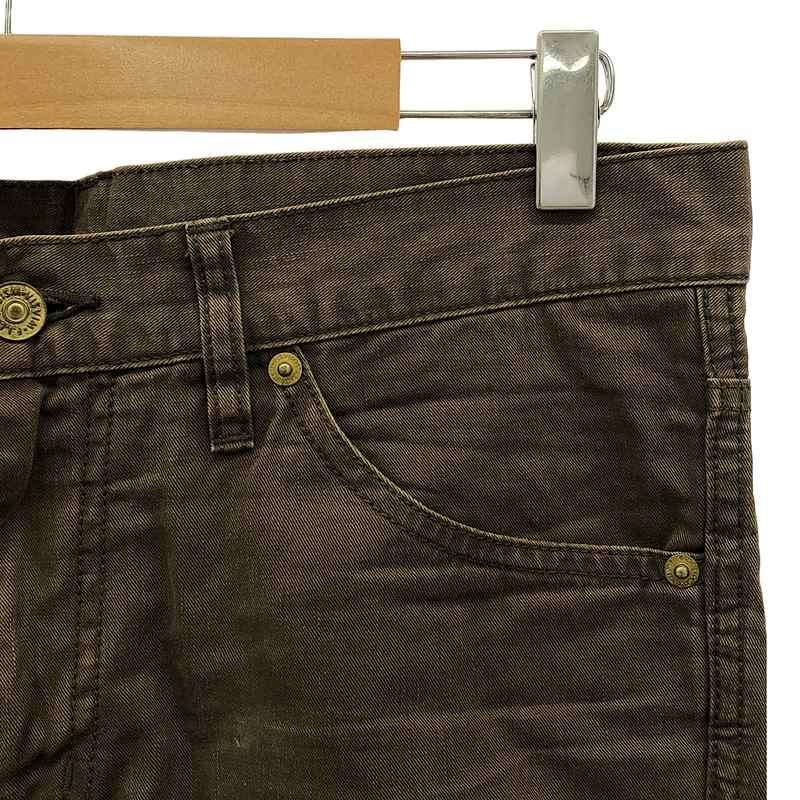visvim / ビズビム | FLUXUS 04 CHINO DAMAGED レザーパッチ visvim / ビズビム | FLUXUS 04 CHINO DAMAGED レザーパッチ
