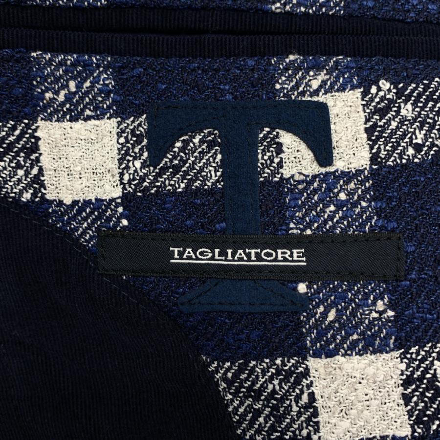 TAGLIATORE / タリアトーレ リネン チェック ツイード テーラード