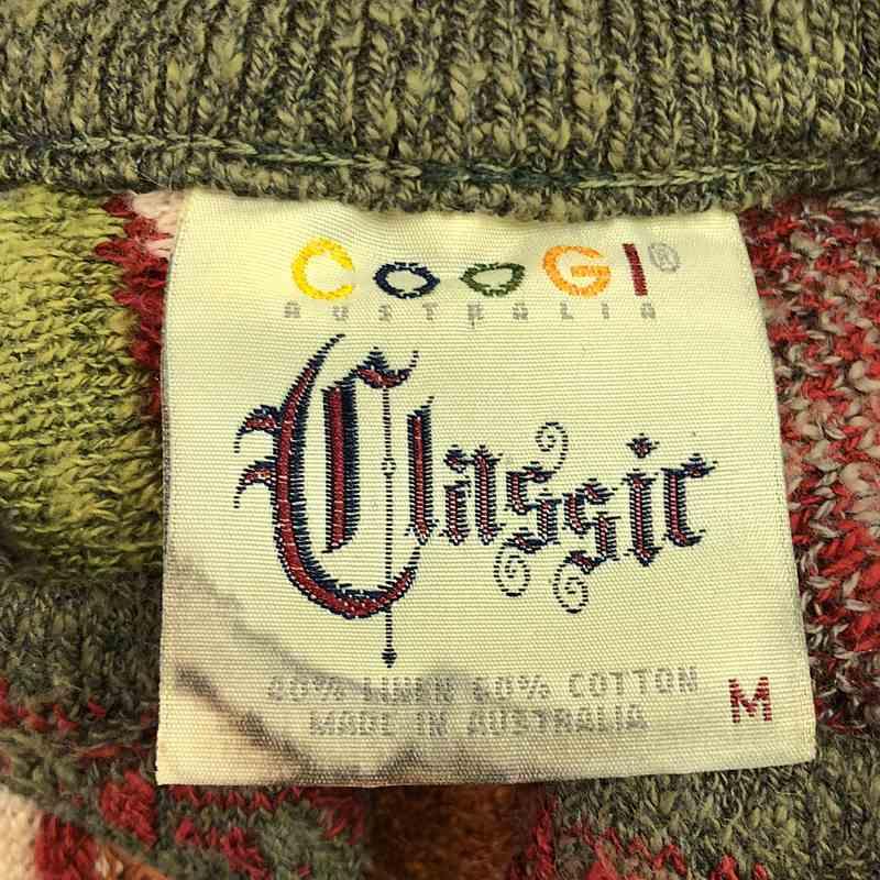 COOGI / クージー | 90s 総柄 プルオーバー ニット M マルチ COOGI / クージー | 90s 総柄 プルオーバー ニット M マルチ