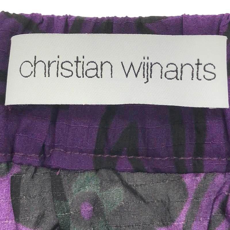 Christian Wijnants / クリスチャンワイナンツ | 総柄 アシンメトリー