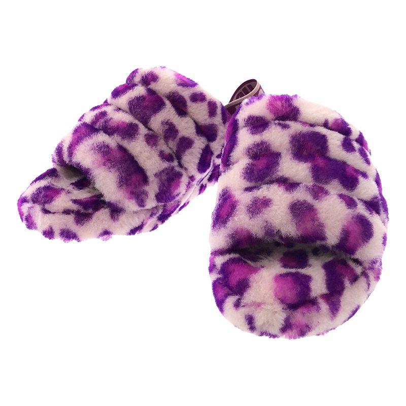美品】 UGG / アグ | FLUFF YEAH SLIDE LEOPARD サンダル | 25 