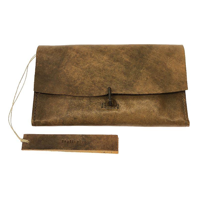【美品】  TAGLIOVIVO / タリオヴィヴォ | SOFFIETTO WALLET / ソフィットウォレット 財布 | ブラウン | メンズ 美品】 TAGLIOVIVO / タリオヴィヴォ | SOFFIETTO WALLET ソフィット