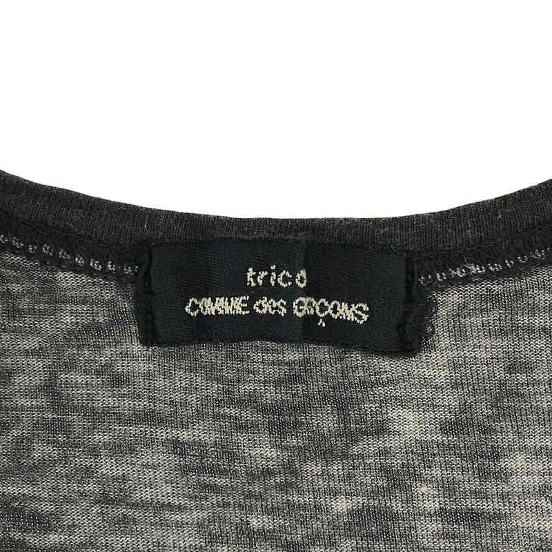 tricot COMME des GARCONS / トリココムデギャルソン | プリントロゴ カットソー | グレー | レディース｜kldclothing｜05