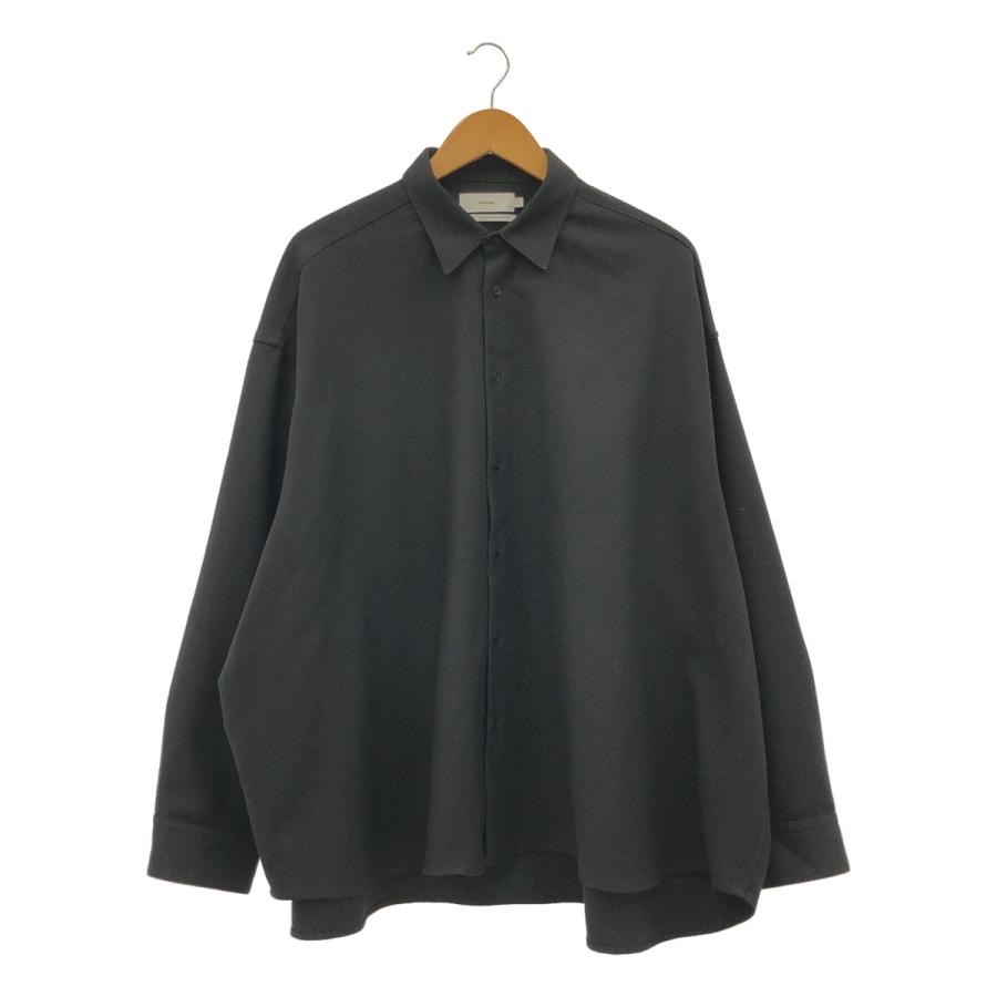 Graphpaper / グラフペーパー Stretch Kersey Oversized Shirt ストレッチカルゼ オーバーサイズシャツ | 