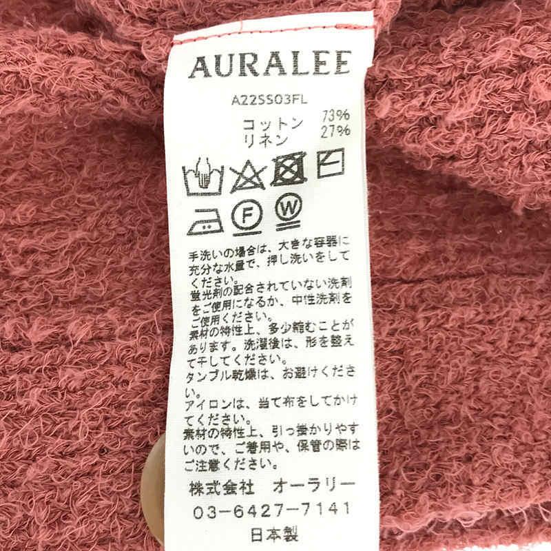 【美品】  AURALEE / オーラリー | 2022SS | COTTON LINEN CUT SHAGGY KNIT CARDIGAN コットンリネン シャギーニットカーディガン | 2 | ピンク | レディース｜kldclothing｜07