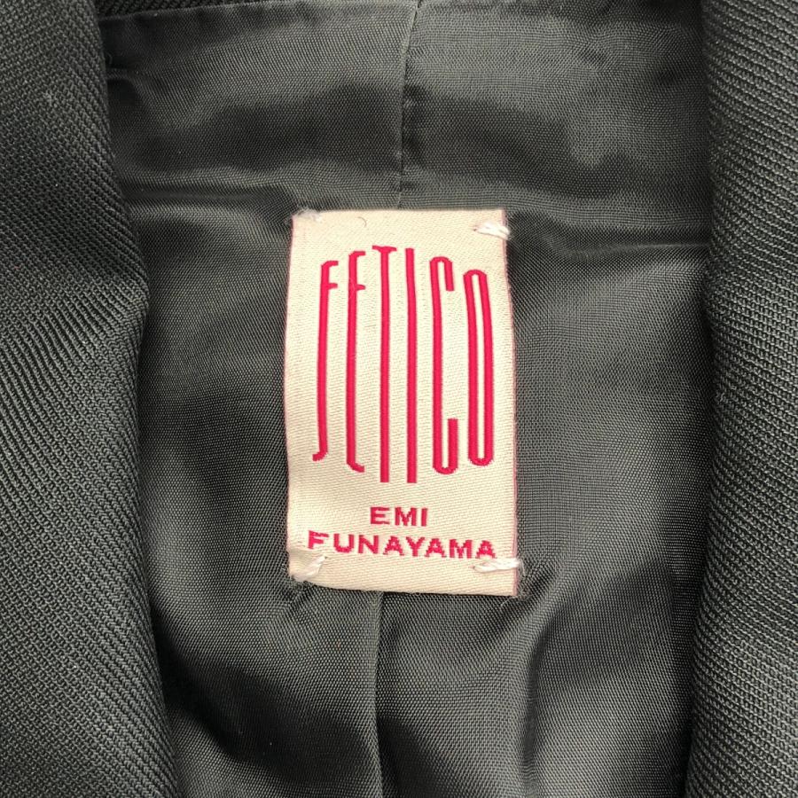 FETICO フェティコ　シアー切替 ピークドラペル ジャケット FETICO / フェティコ シアー切替 ピークドラペル ジャケット : KLD