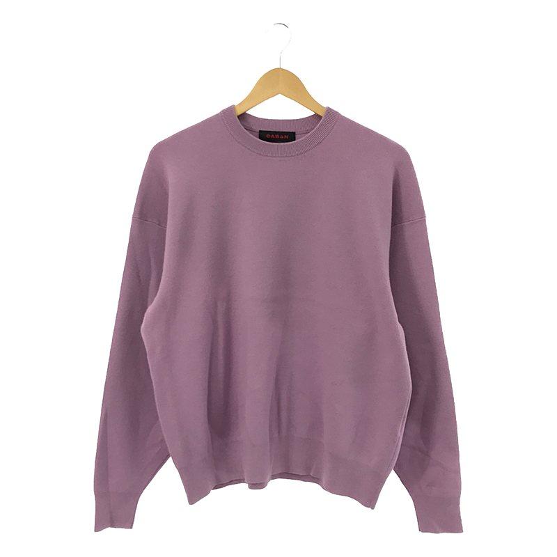 CABaN / キャバン | コットンカシミヤ クルーネックプルオーバー 